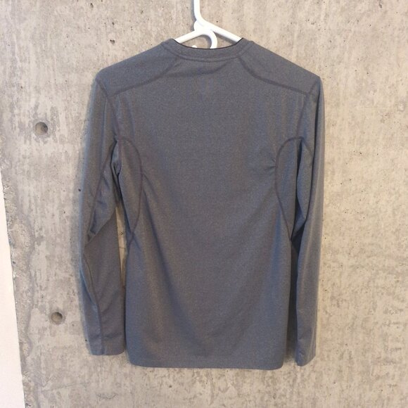 Nike Pro Mens Medium Gray Compression Top Shirt Fit Dry Active Long Sleeve Gym - Picture 2 of 11